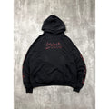 Vintage 2001 Freedom Cycle Inc Flame Graphic Hooded Sweatshirt Size XL
