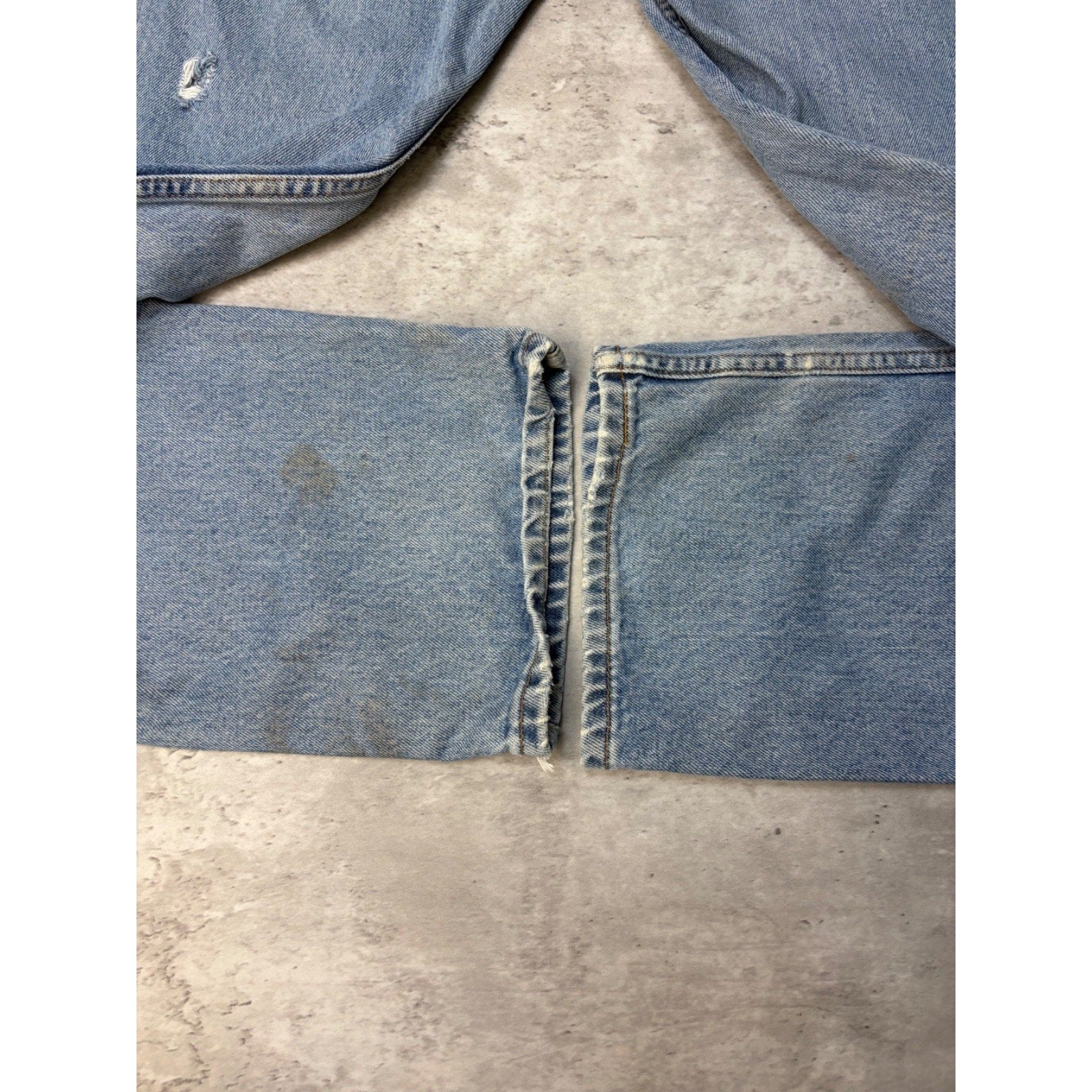 Vintage 90s Levis 505 Red Tab Light Wash Denim Pants Size 34