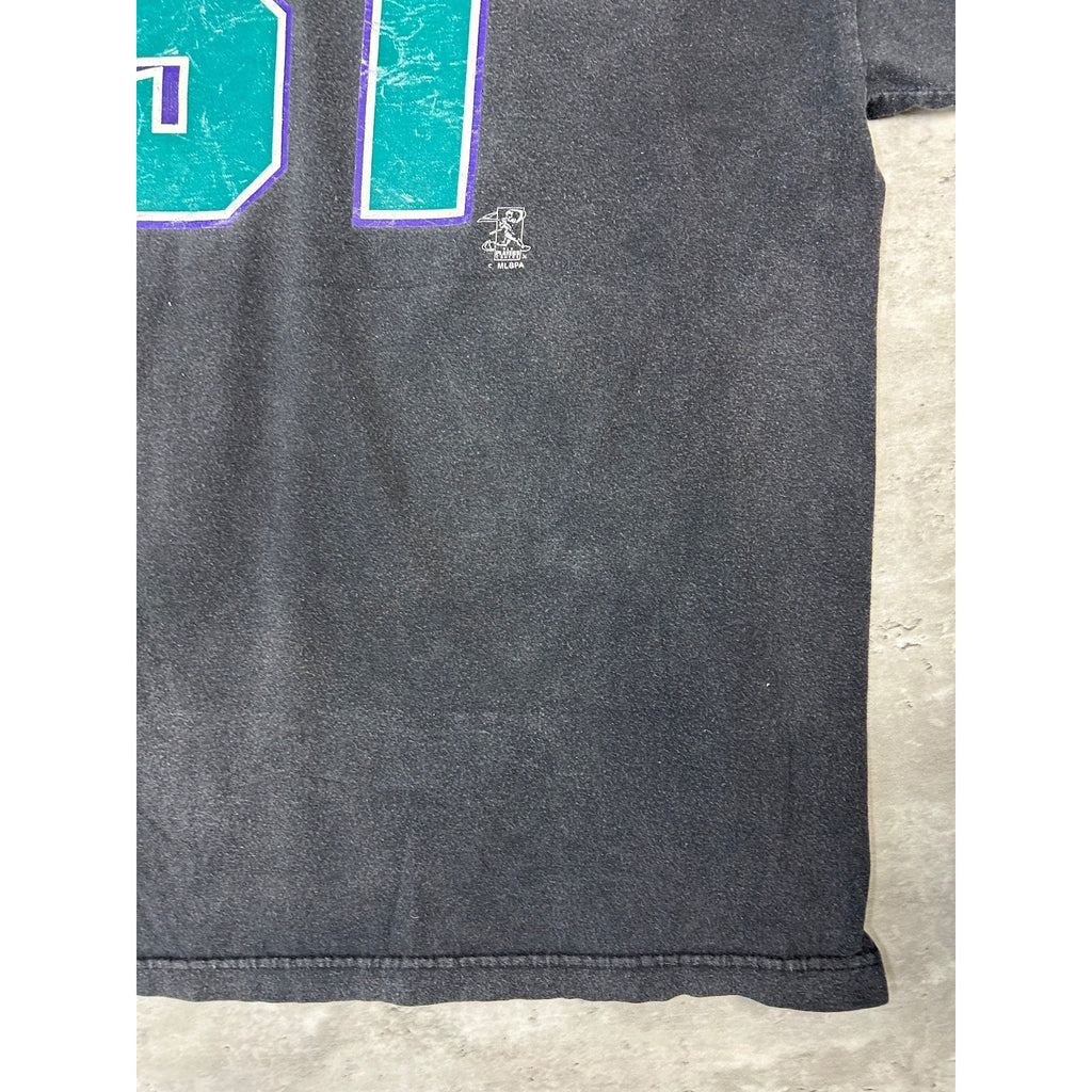 Vintage 90s Randy Johnson #51 Arizona Diamondbacks MLB Jersey T-Shirt Size XL