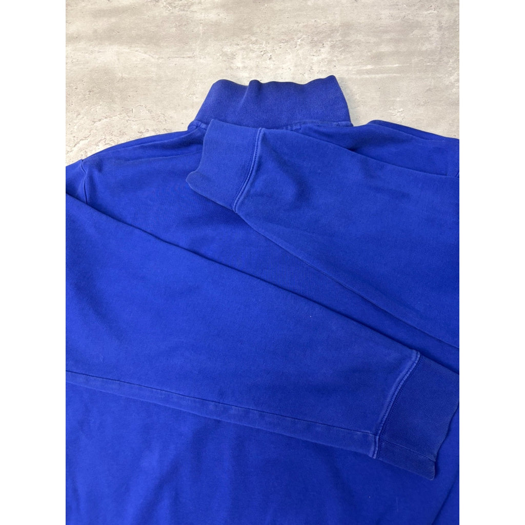 Vintage Polo Golf 1/4 Zip Pullover Collared Blue Sweatshirt Size Medium