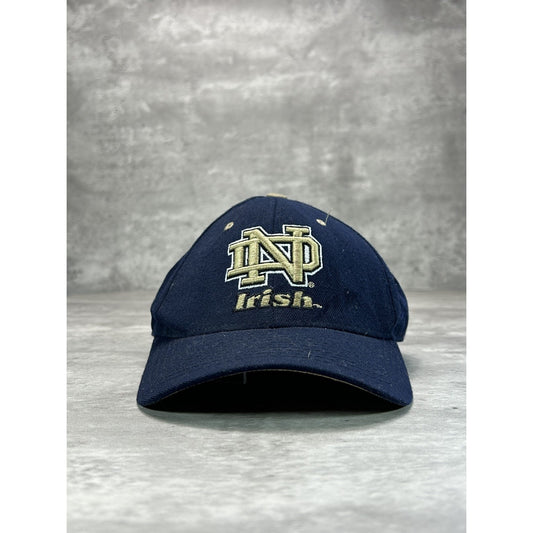 Vintage Notre Dame Fighting Irish NCAA Embroidered Logo Fitted Hat 7 3/8
