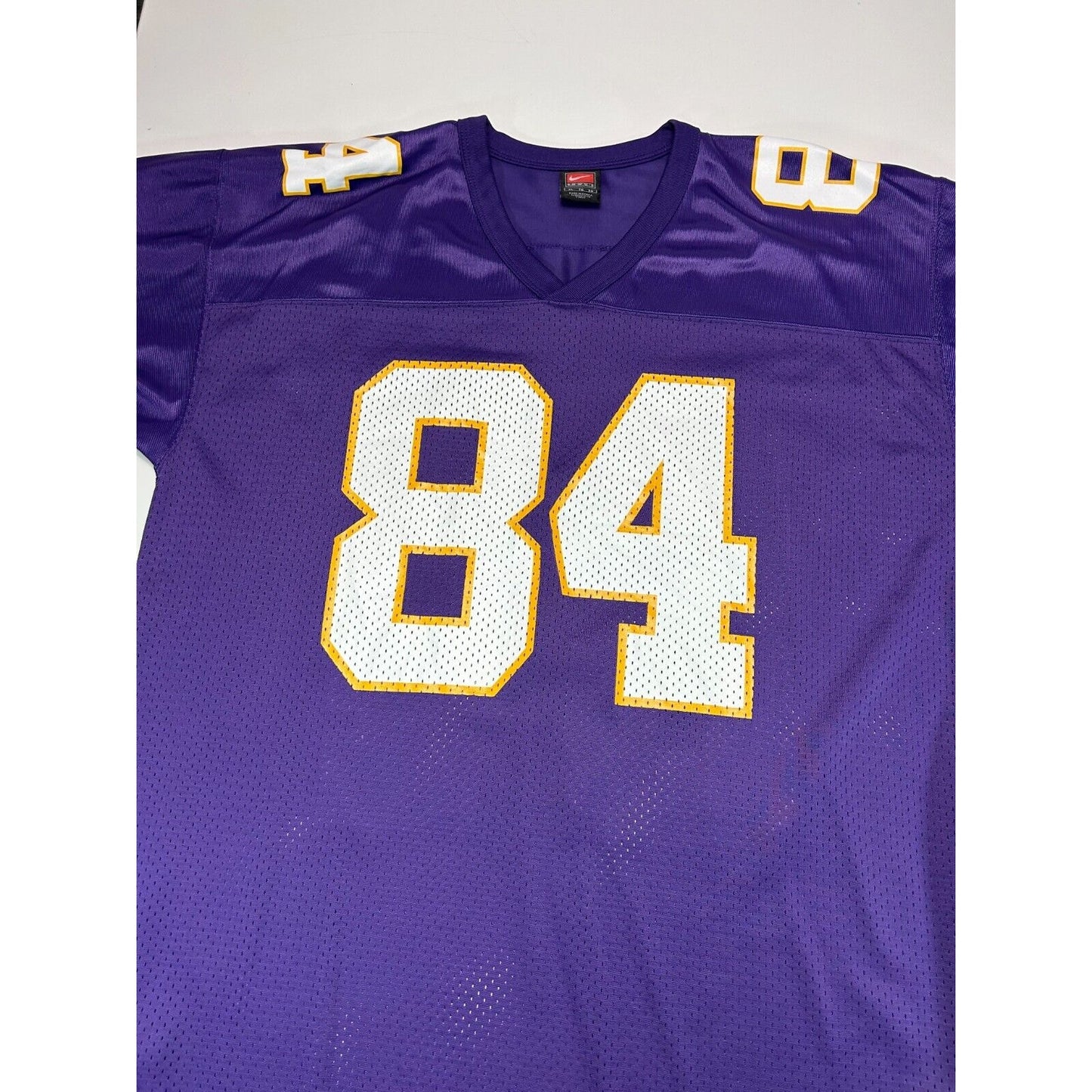 Vintage Randy Moss #84 Minnesota Vikings NFL Nike Football Jersey Size XL