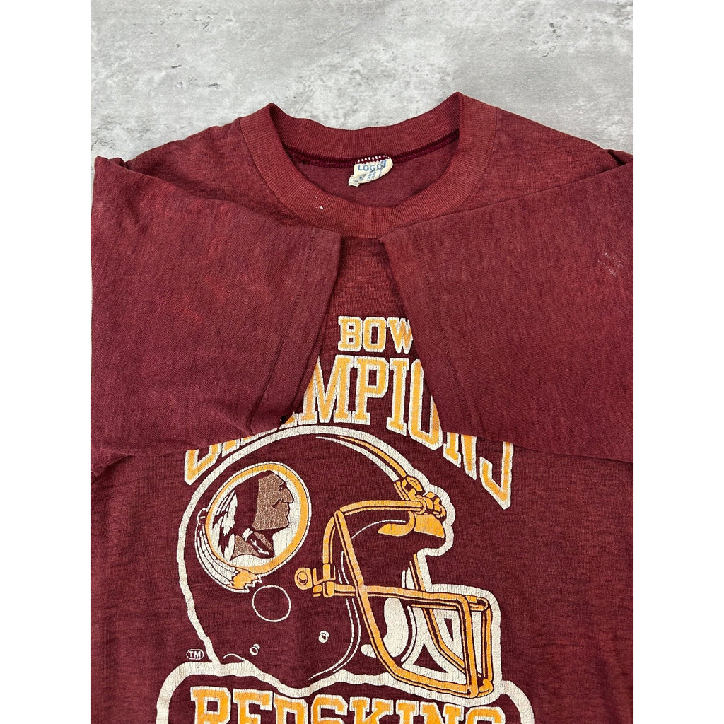 Vintage 1983 Washington Redskins NFL Super Bowl XVII Champs T-Shirt Size Medium