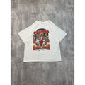 1992 Chicago Bulls NBA Back To Back World Champs Caricature T-Shirt Size XL