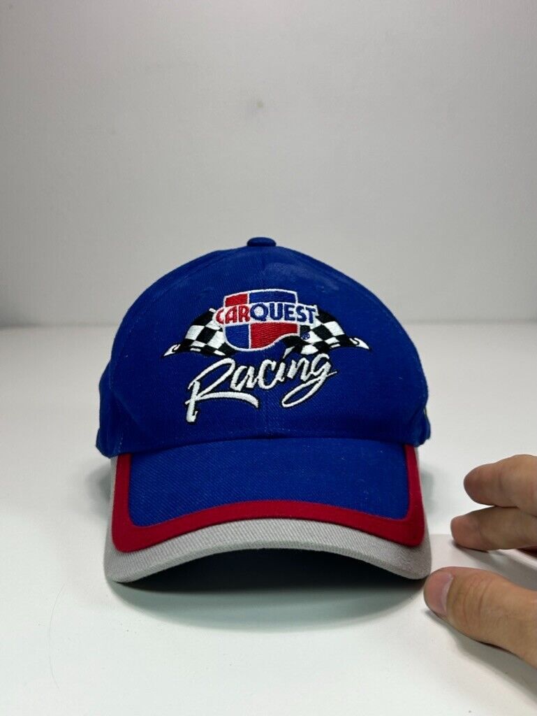 Vintage Kyle Busch Nascar Carquest Racing Strapback Hat OSFA