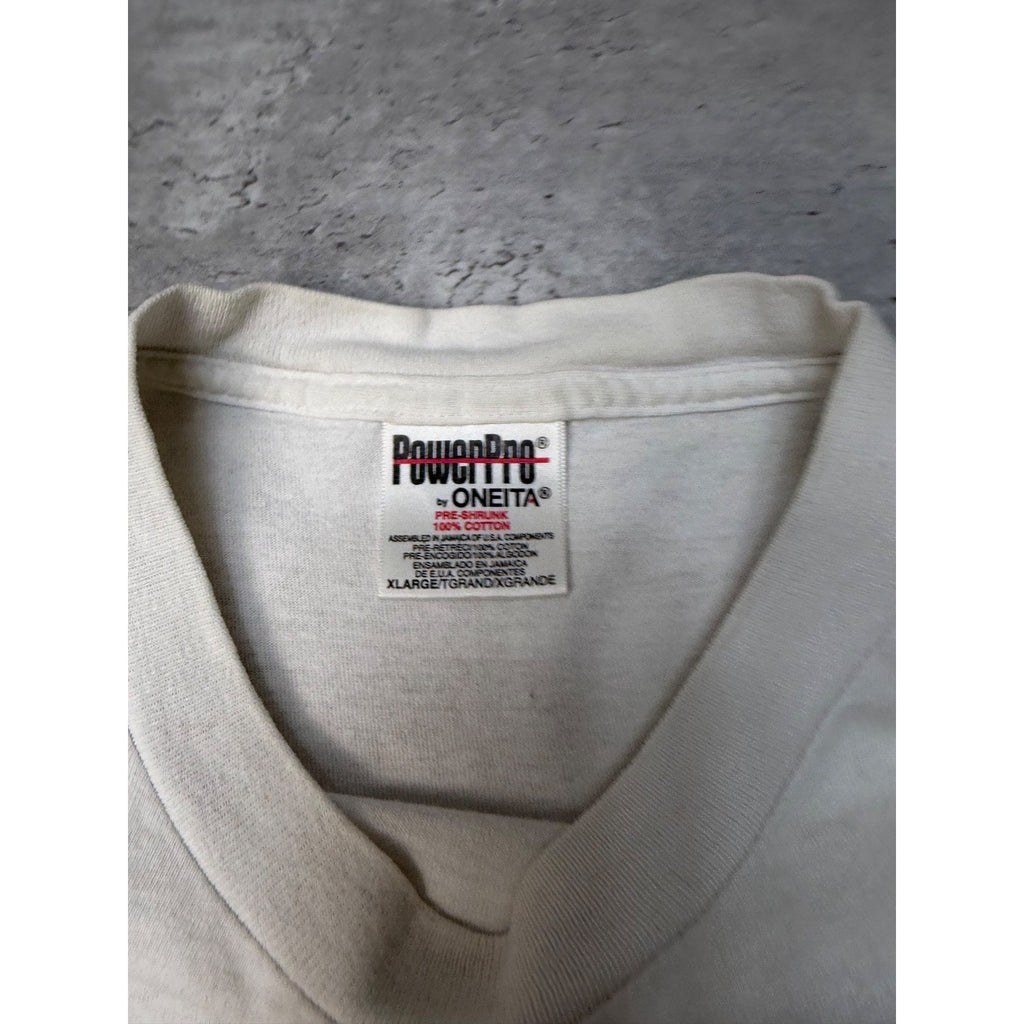 Vintage 90s Jetfighter III Video Game Promo Graphic White T-Shirt Size XL