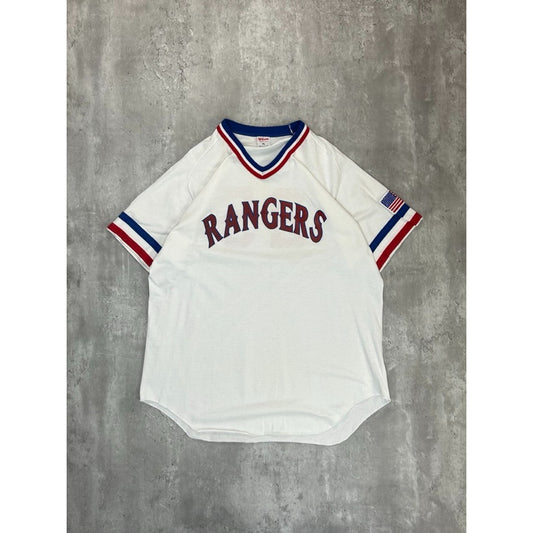 Vintage 80s Buddy Bell #25 Texas Rangers MLB Rawlings Jersey Size XL