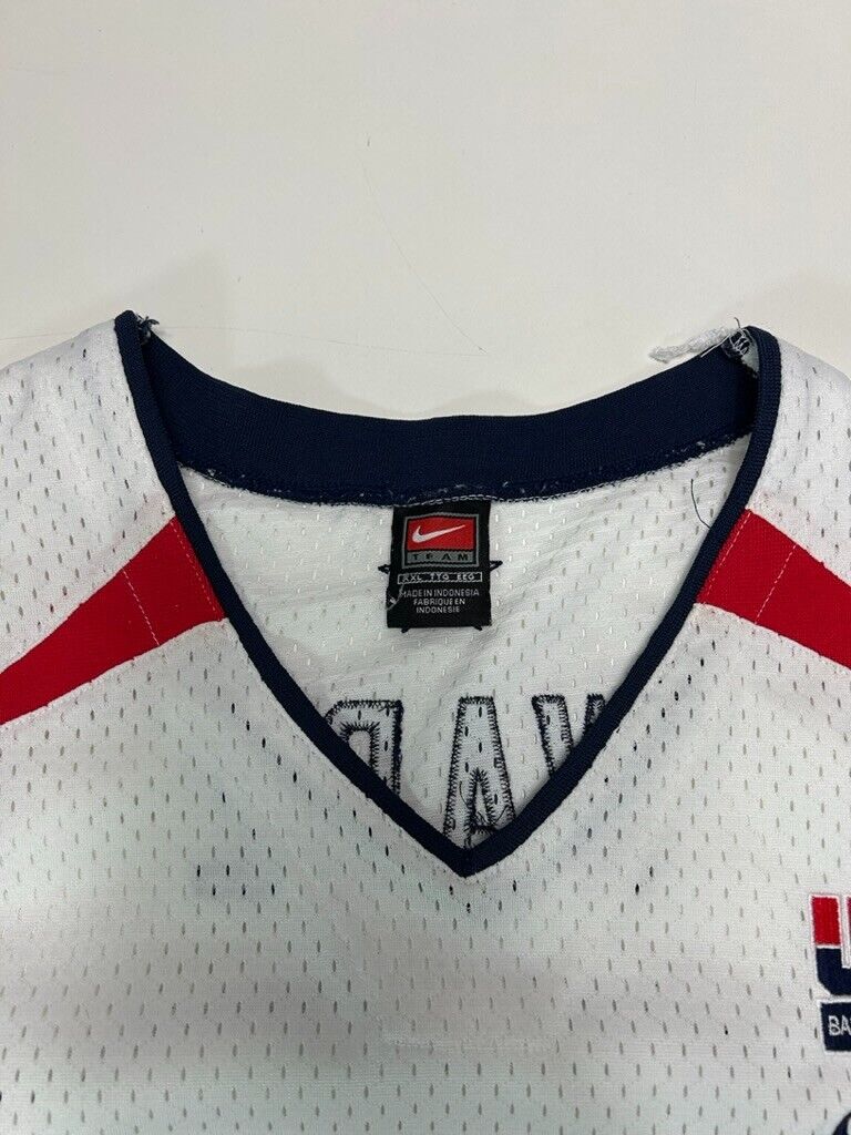 Vintage Dwayne Wade #9 Team USA Olympic Basketball Nike Swingman Jersey Size 2XL