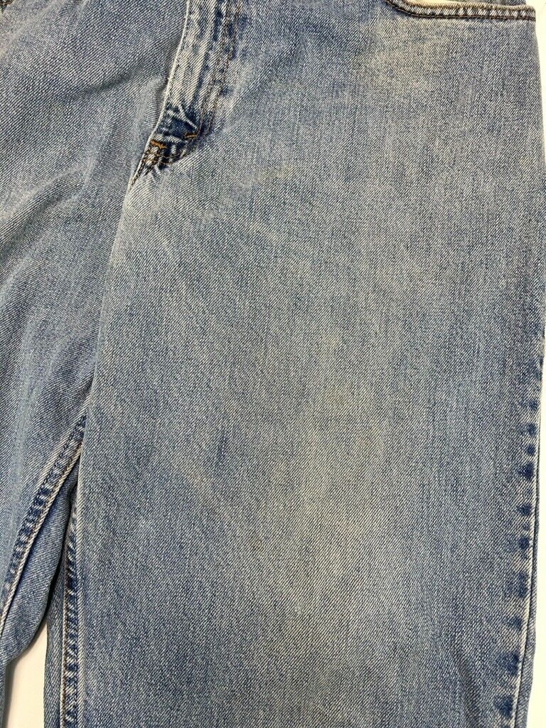 Vintage 90s Levis 560 Loose Fit Light Wash Denim Pants Size 34