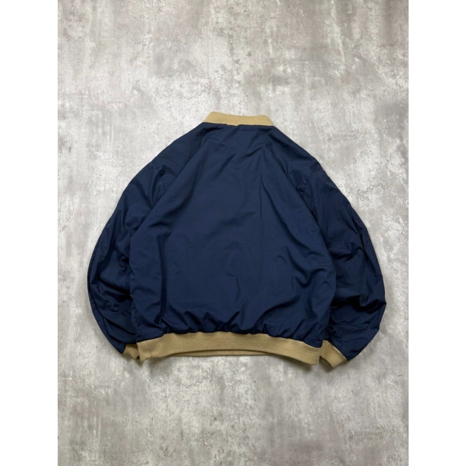 Vintage Izod Lacoste 1/4 Zip Pullover Bomber Jacket Size Large