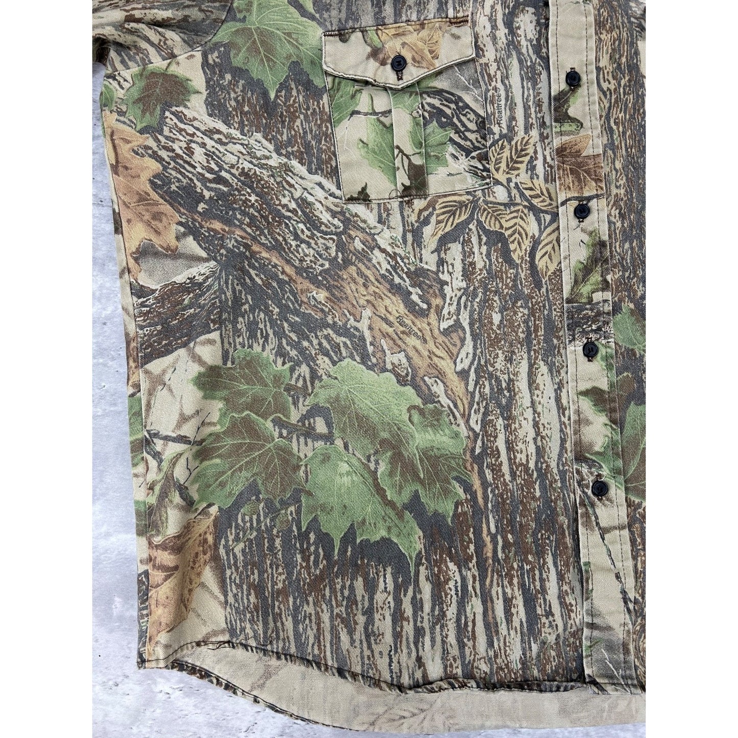 Vintage Redhead Realtree Camo Long Sleeve Hunting Button Up Shirt Size 3XL