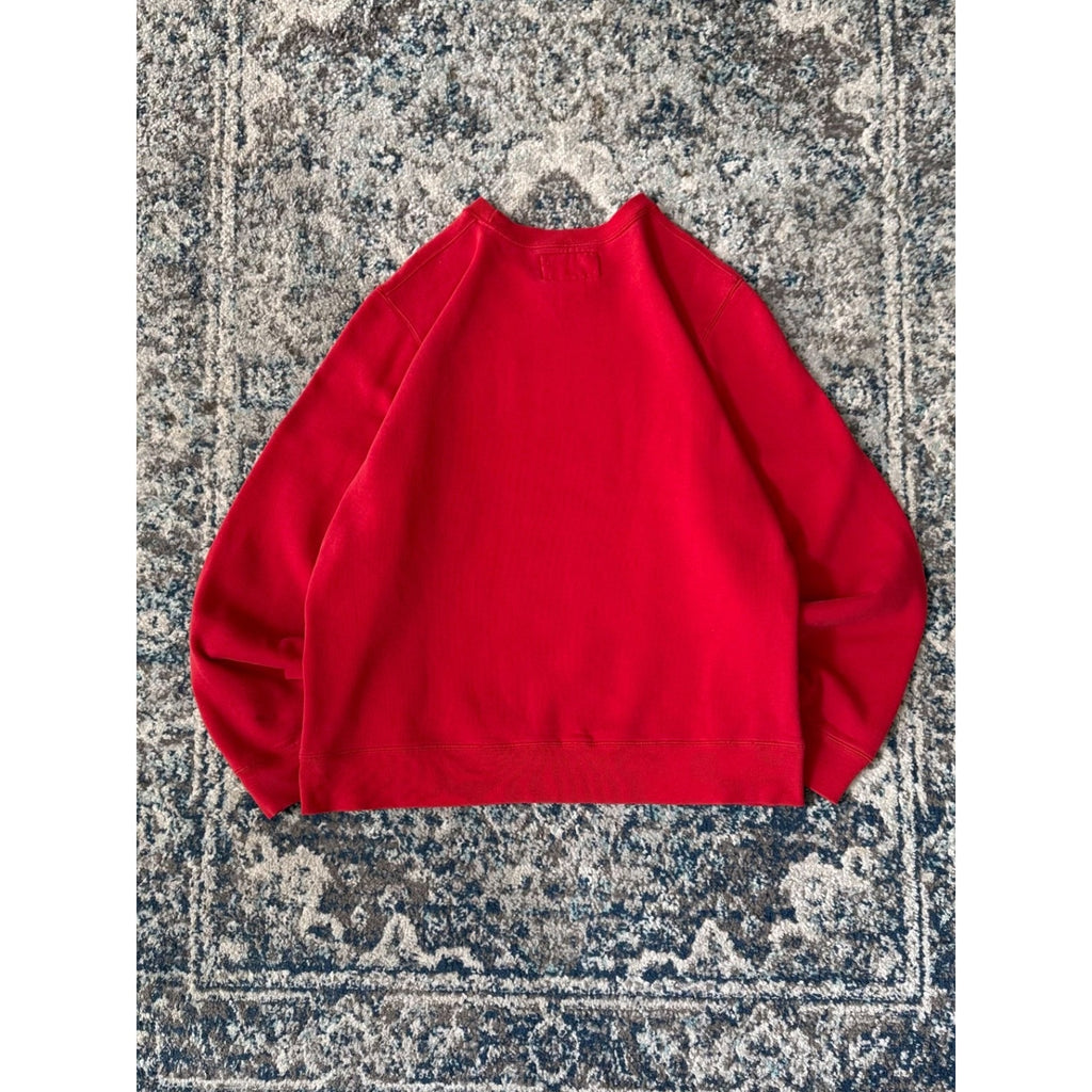 Vintage Abercrombie Embroidered Arc Spellout Crewneck Sweatshirt Size XL