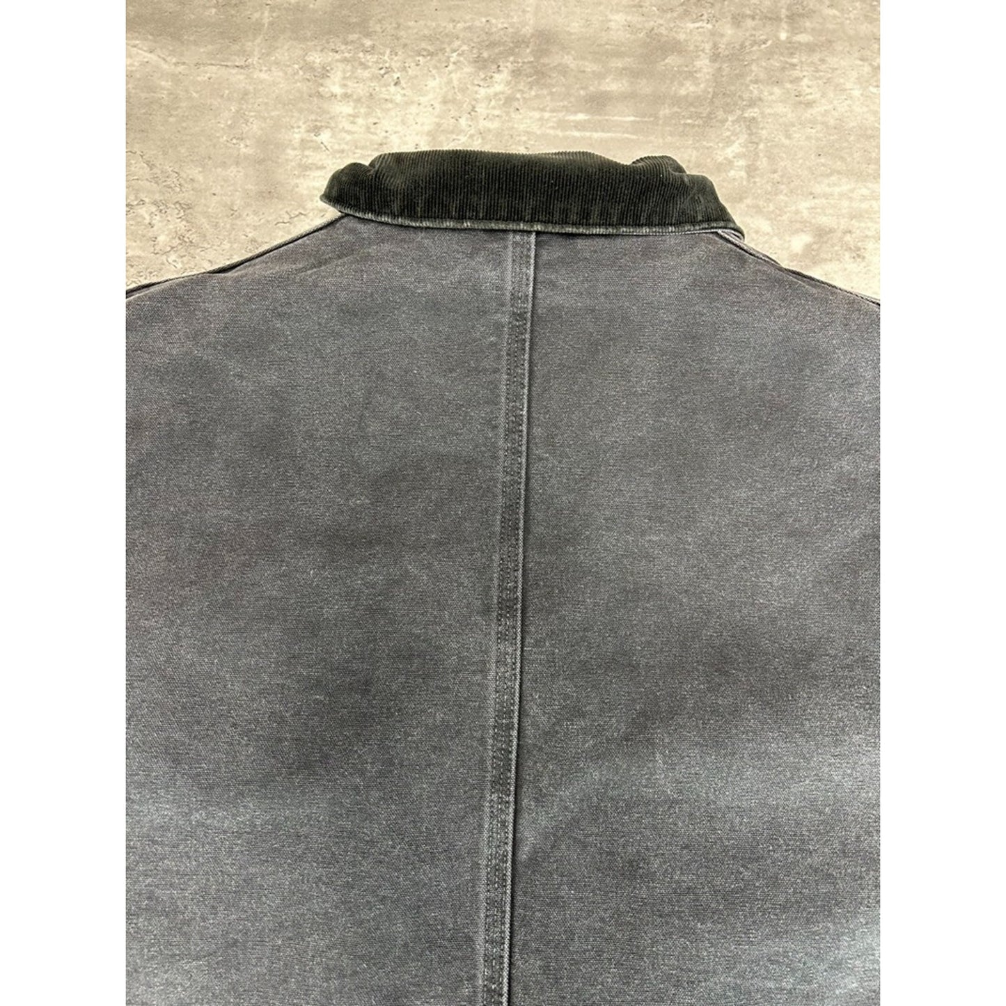 Vintage Carhartt Insulated Canvas Workwear Arctic Jacket Size XXL Black