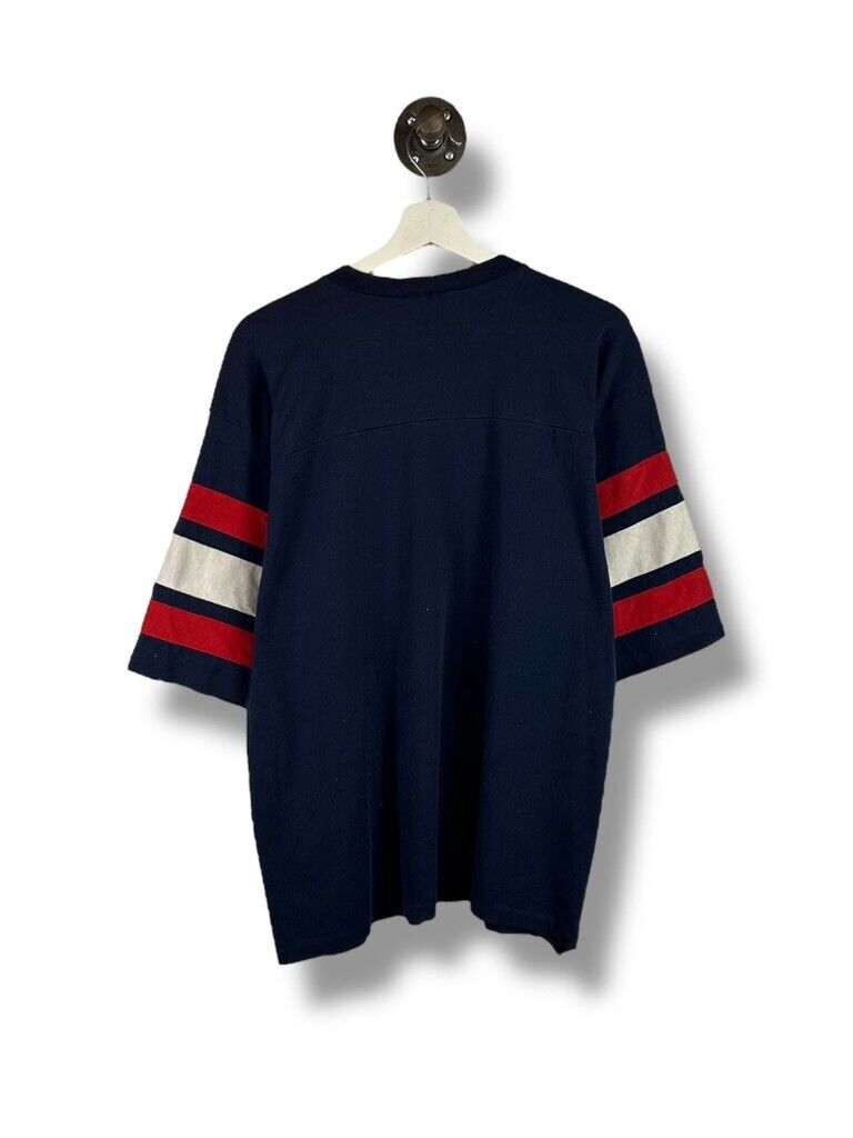 Vintage 80s/90s New York Giants NFL Jersey Style Football T-Shirt Size XL