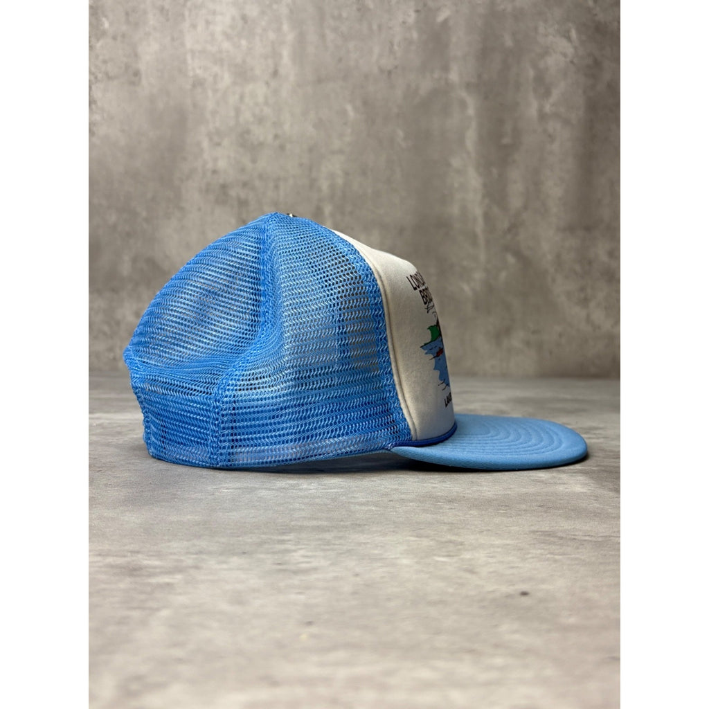 Vintage London Bridge Lake Havasu City Destination Trucker Snapback Hat OSFA