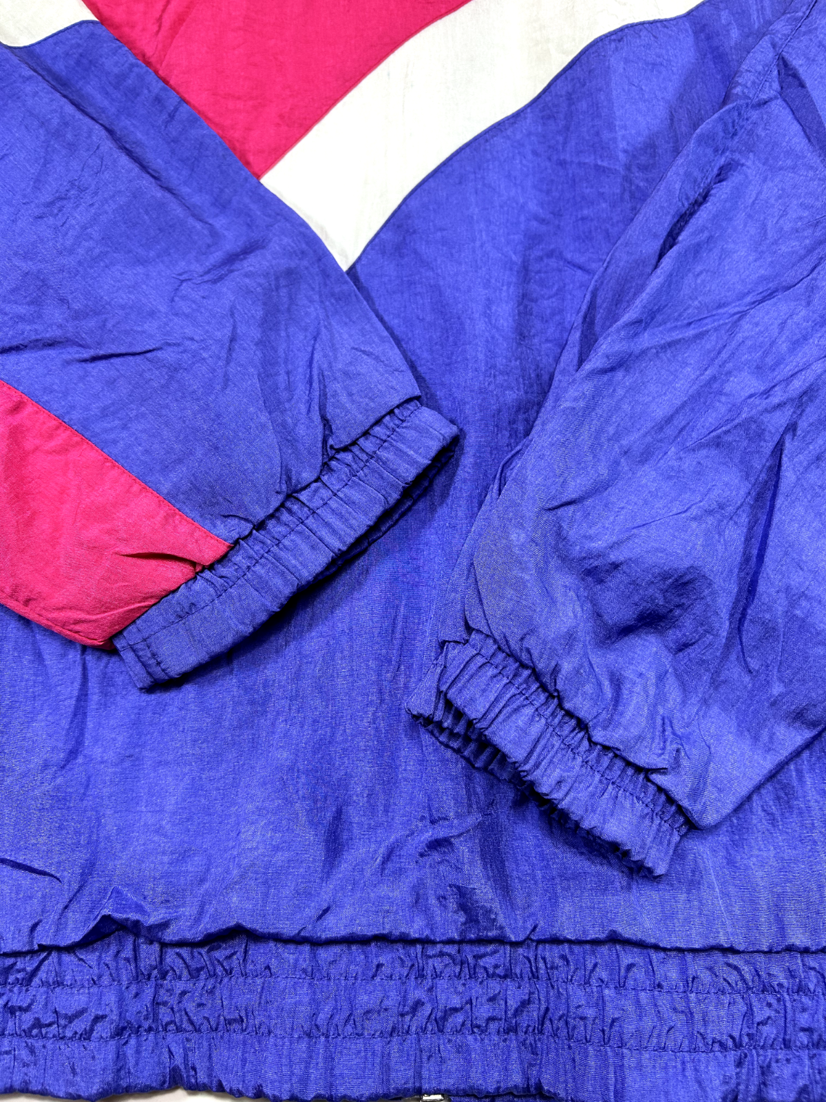 Vintage 90s Team USA Embroidered Full Zip Nylon Windbreaker Jacket Size XL