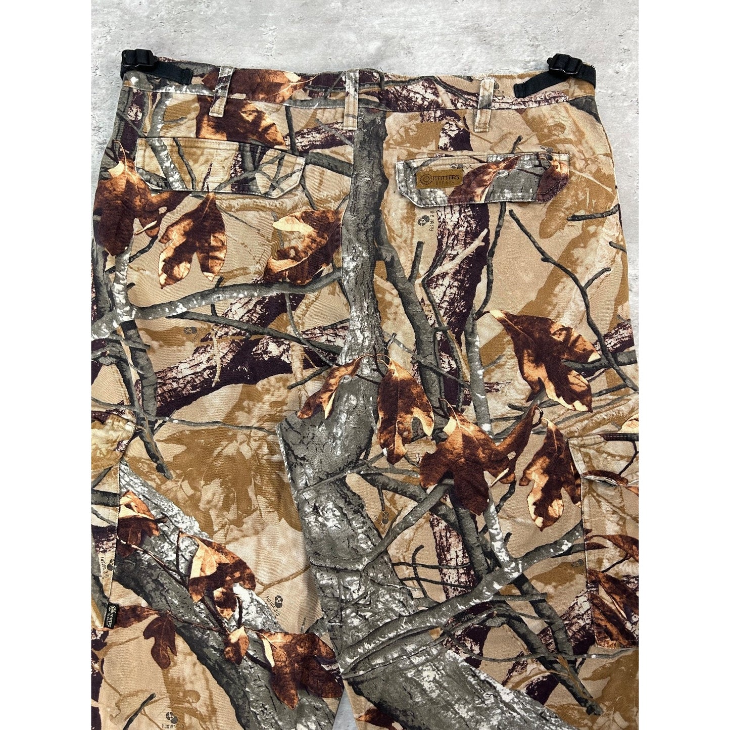 Vintage Fusion 3-D Tree Camo Utility Cargo Hunting Pants Size 38