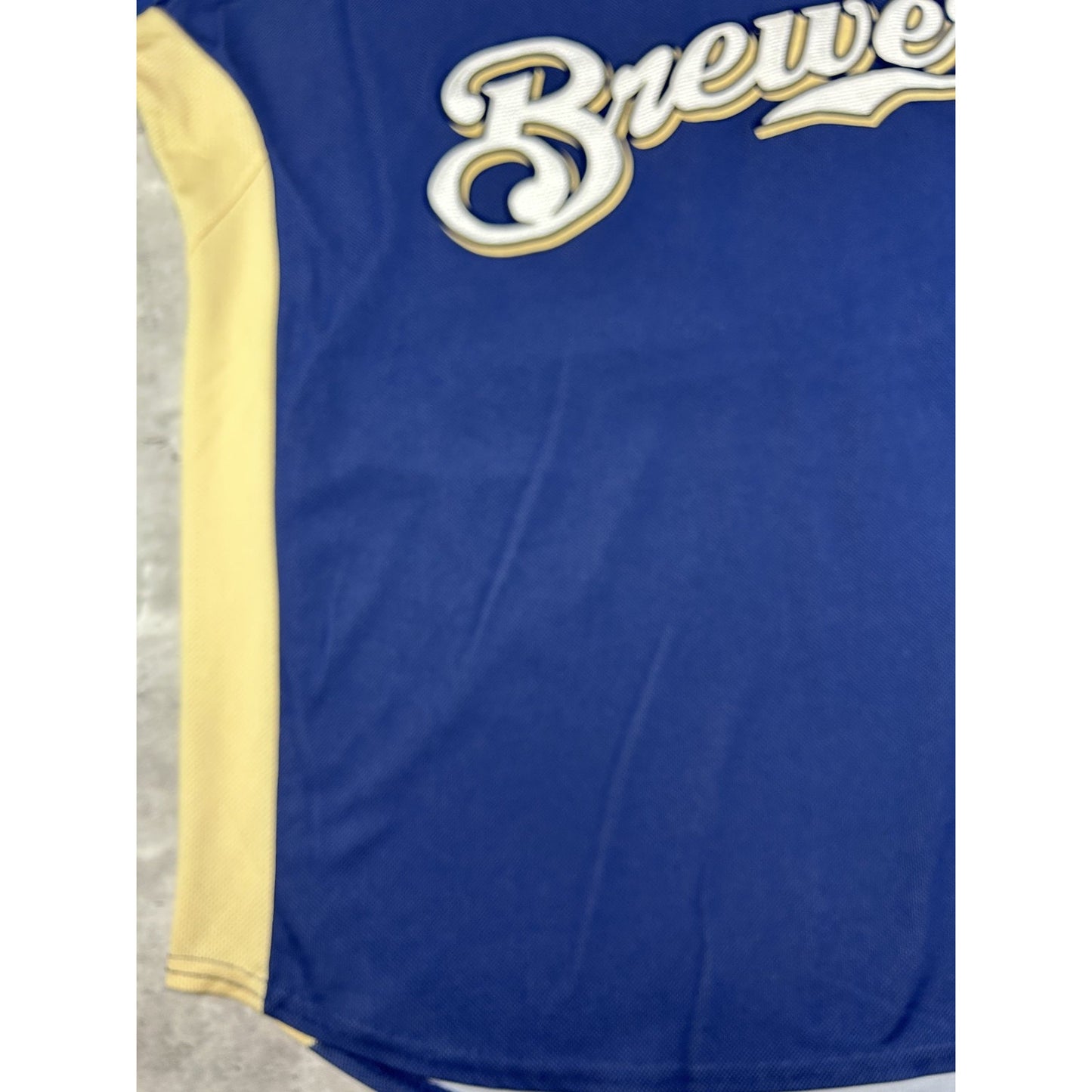 Vintage Ryan Braun #8 Milwaukee Brewers MLB Baseball Jersey Size 2XL