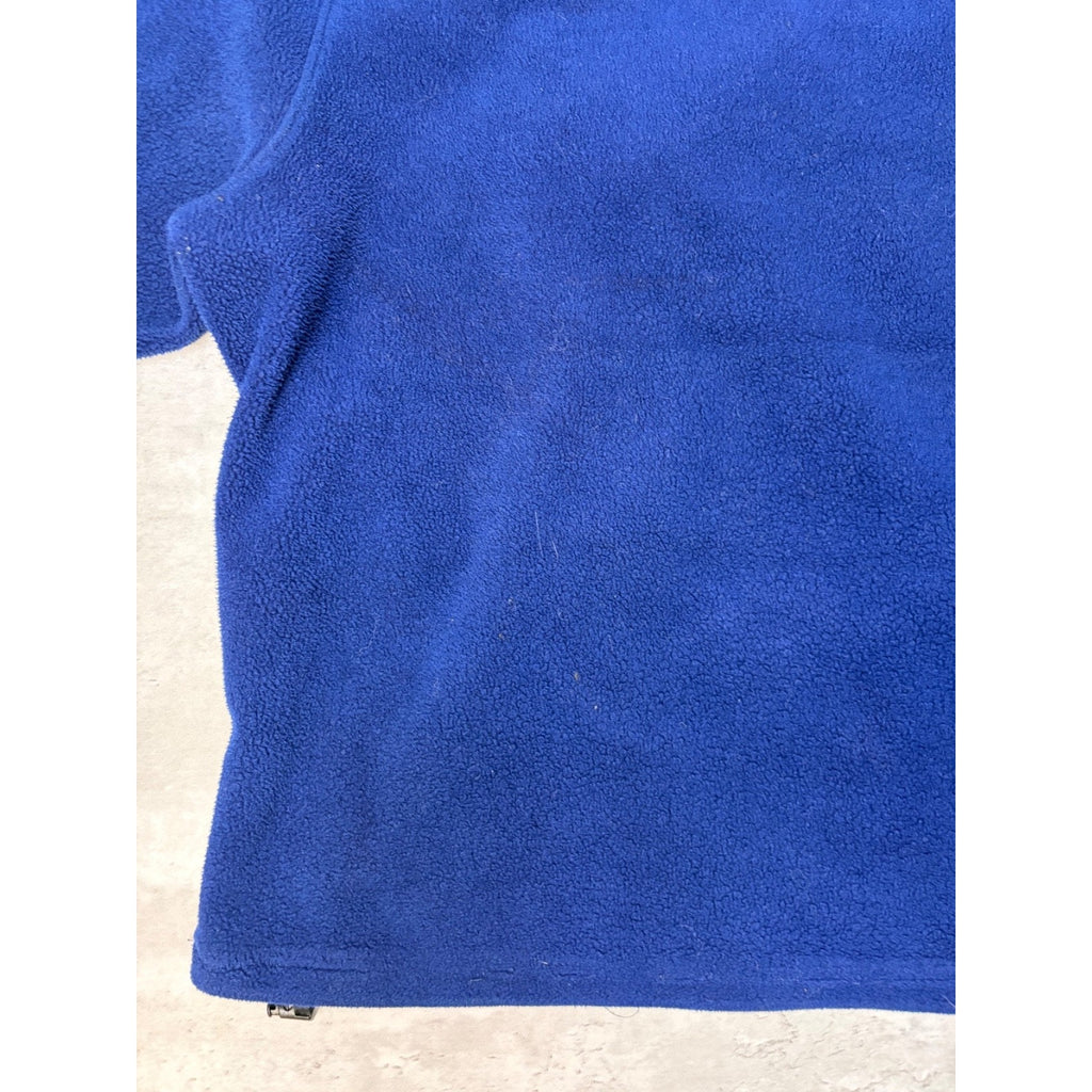 Vintage L.L. Bean 1/2 Zip Pullover Fleece Navy Blue Sweatshirt Size 2XL