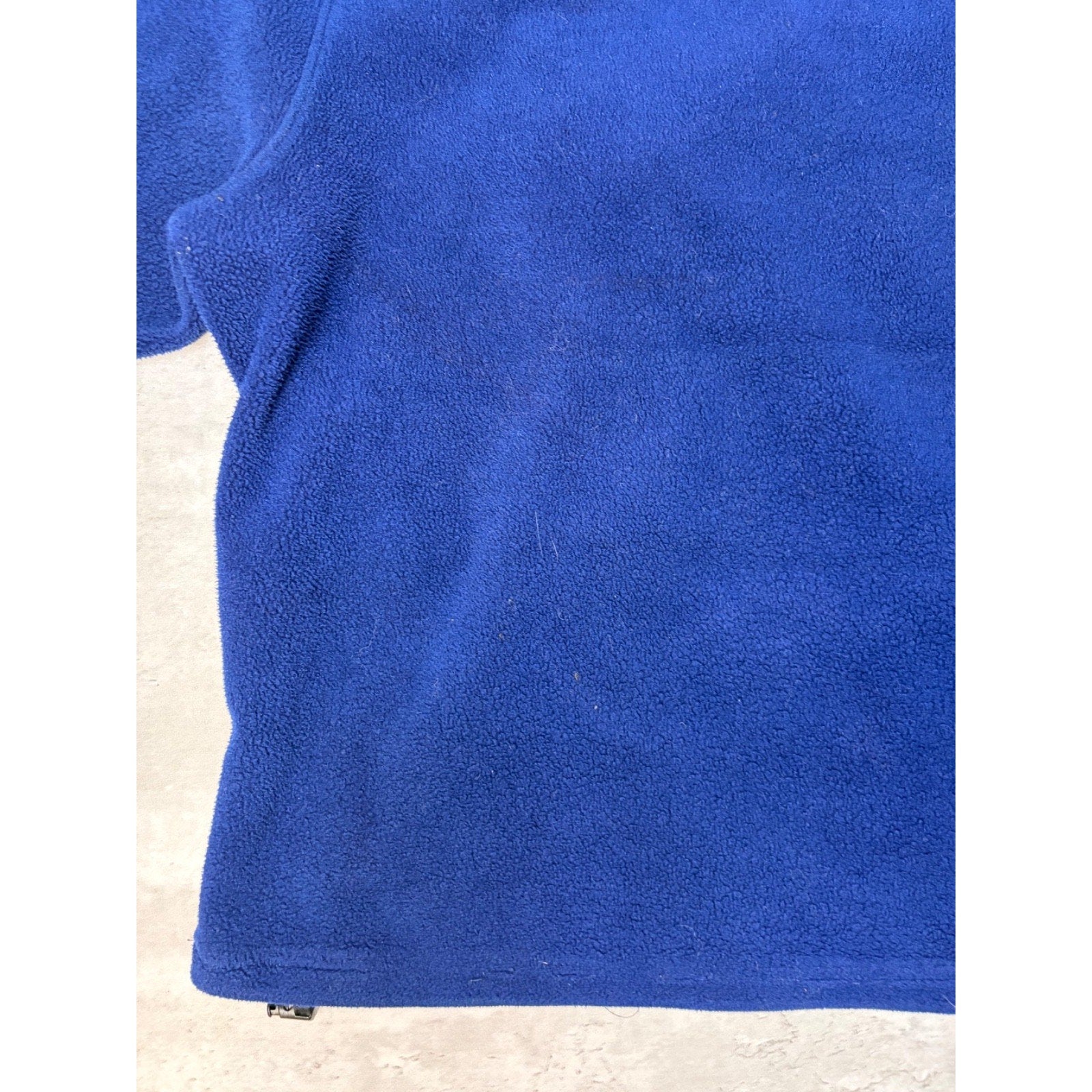 Vintage L.L. Bean 1/2 Zip Pullover Fleece Navy Blue Sweatshirt Size 2XL