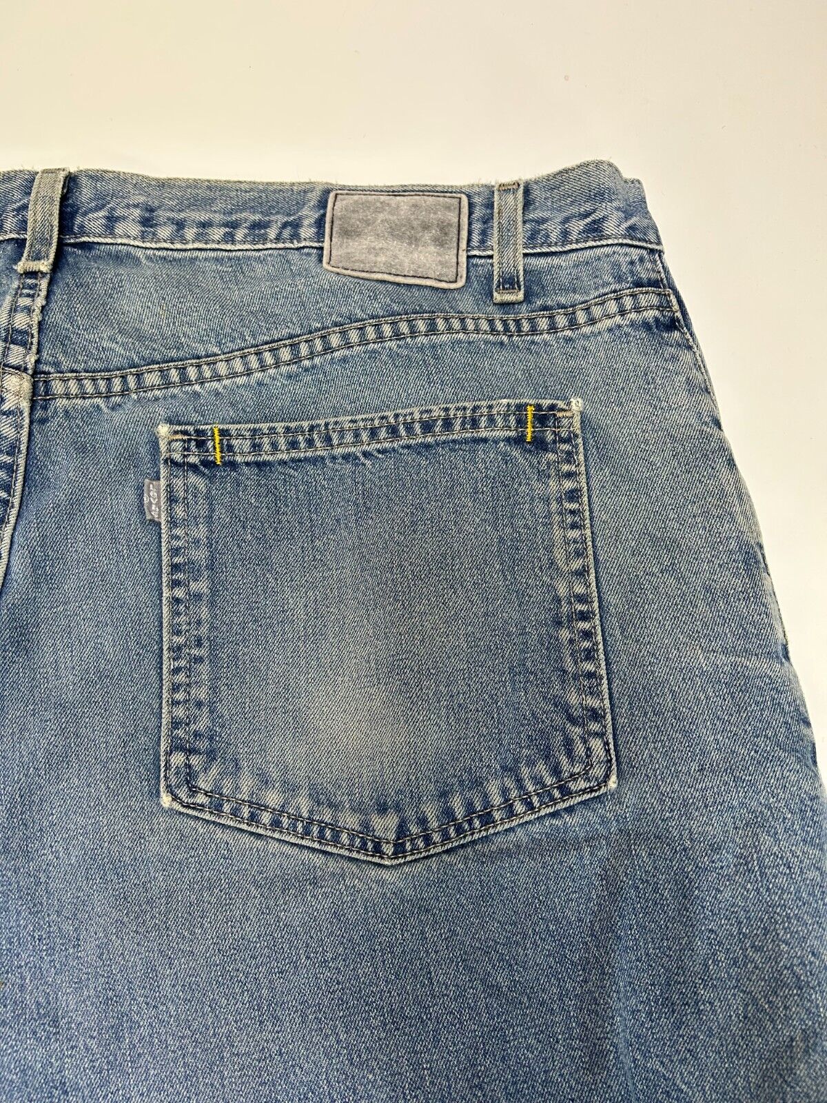 Vintage Levis Silver Tab Baggy Fit Light Wash Denim Pants Size 43W Blue