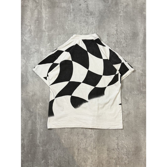 Vintage Loy Allen Jr #19 Hooters Racing Nascar All Over Print T-Shirt Size Large