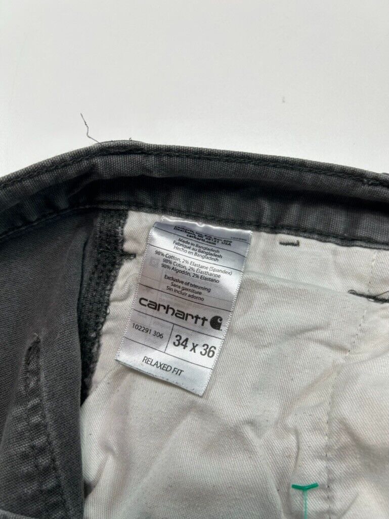 Carhartt Relaxed Fit Canvas Workwear Five Pocket Pants Size 33