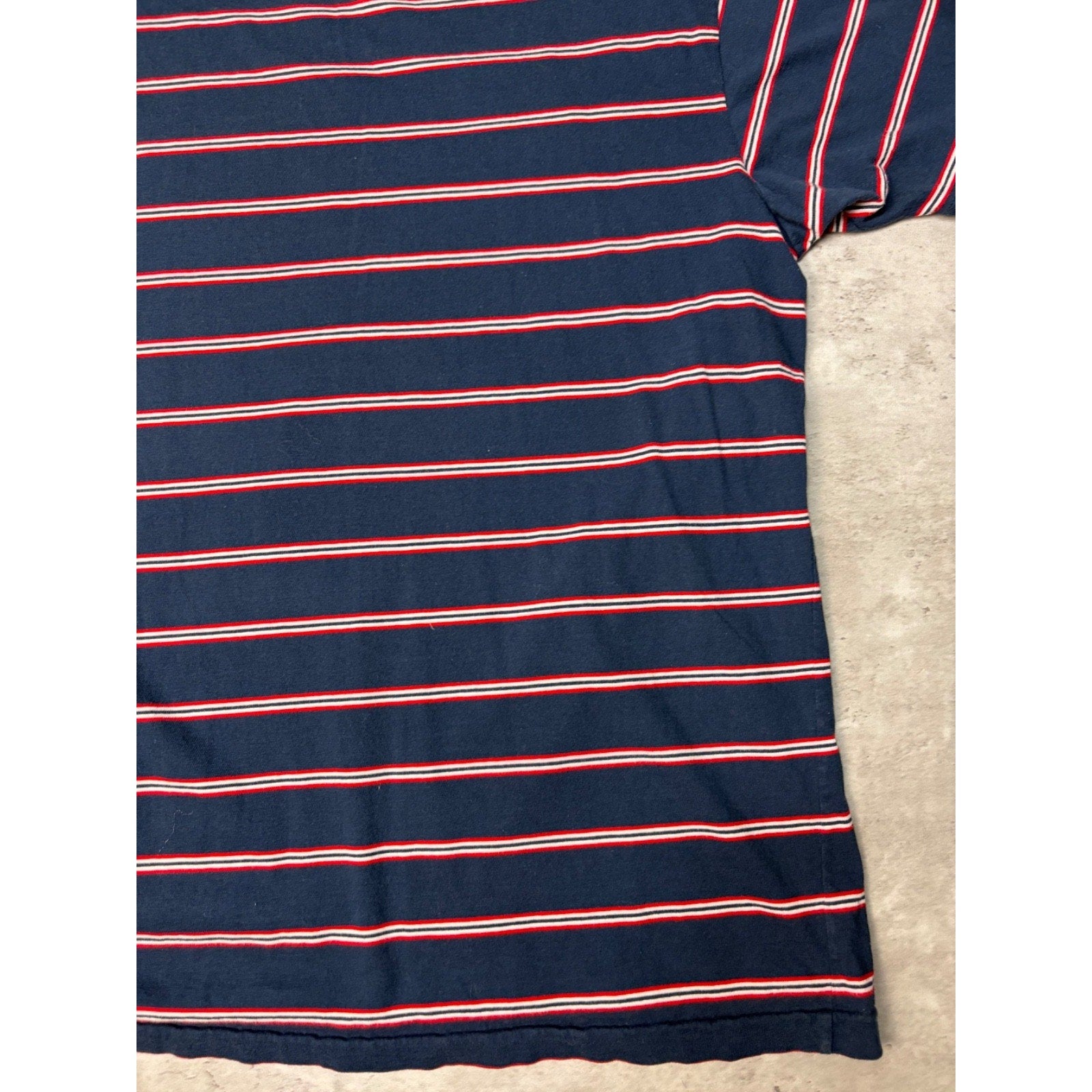 Vintage Polo Ralph Lauren Embroidered Pony Striped T-Shirt Size 2XL