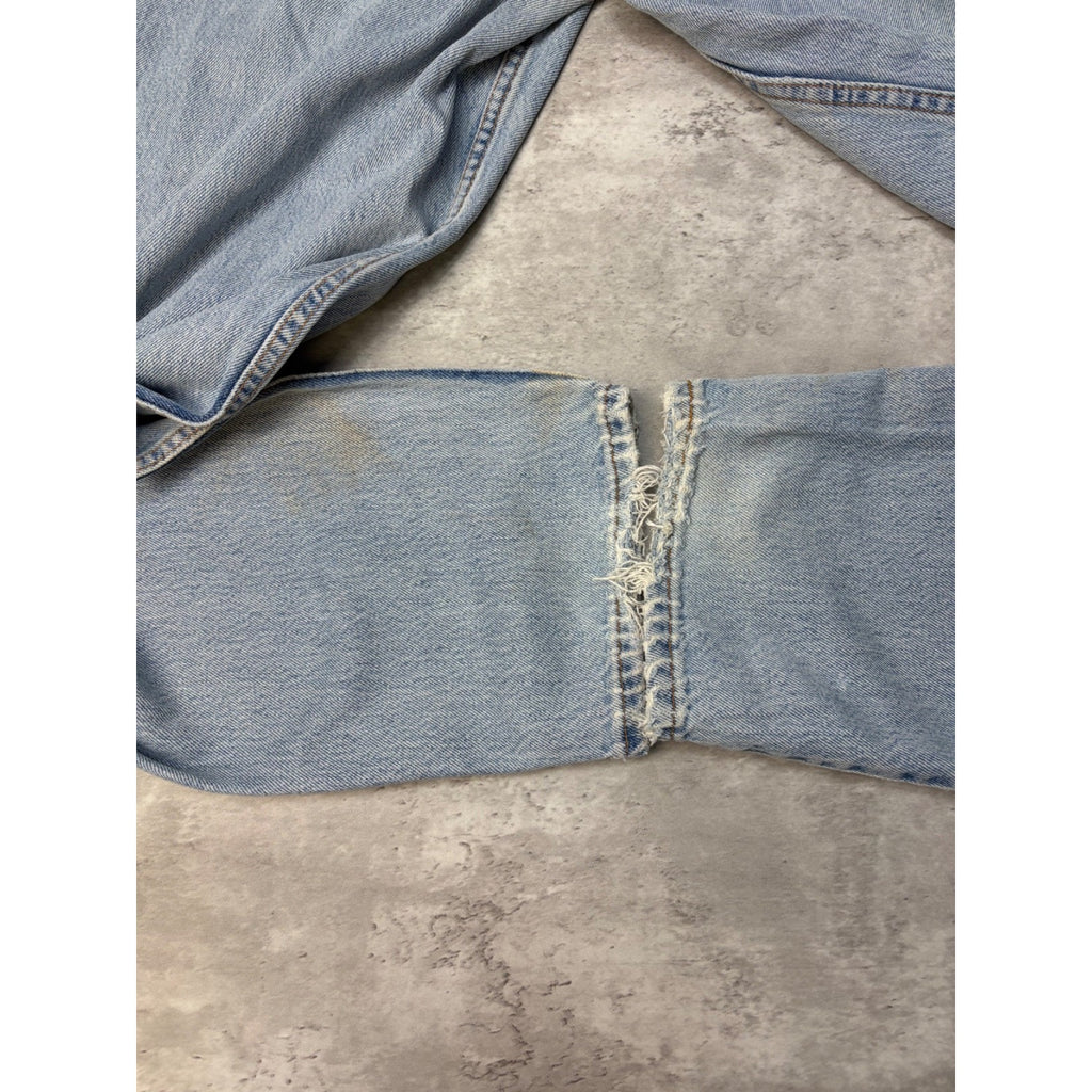 Vintage Levis 560 Red Tab Loose Fit Light Wash Denim Pants Size 36