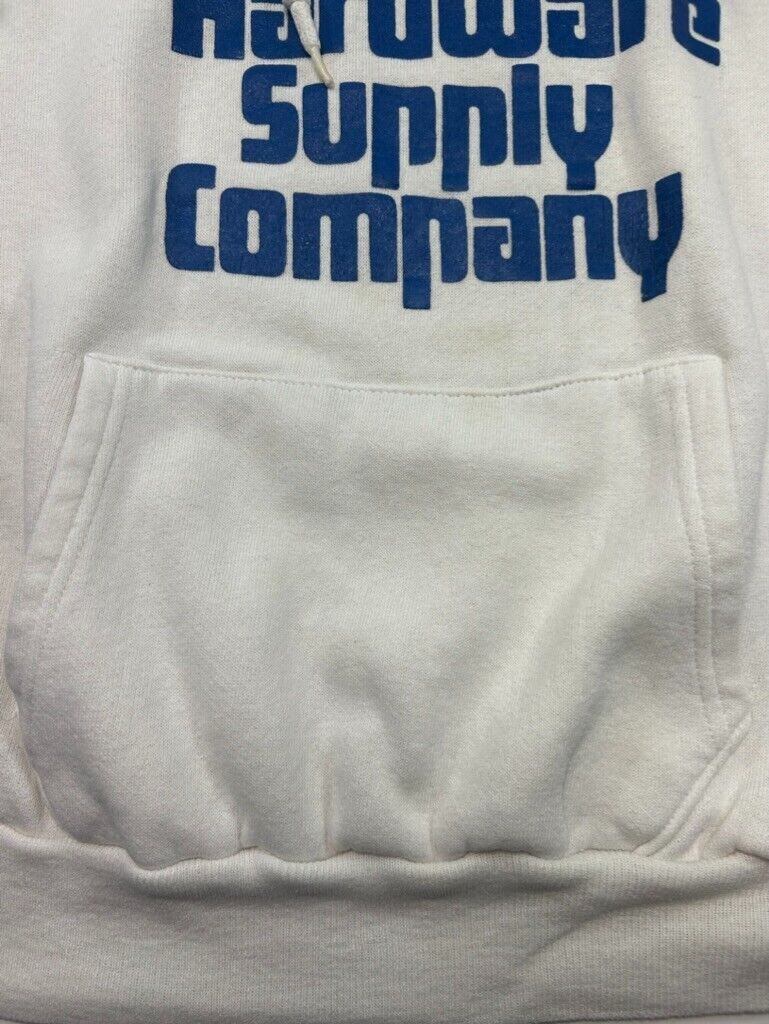 Vintage 70s/80s American Hardware Supply Company Hooded Sweatshirt Size Small