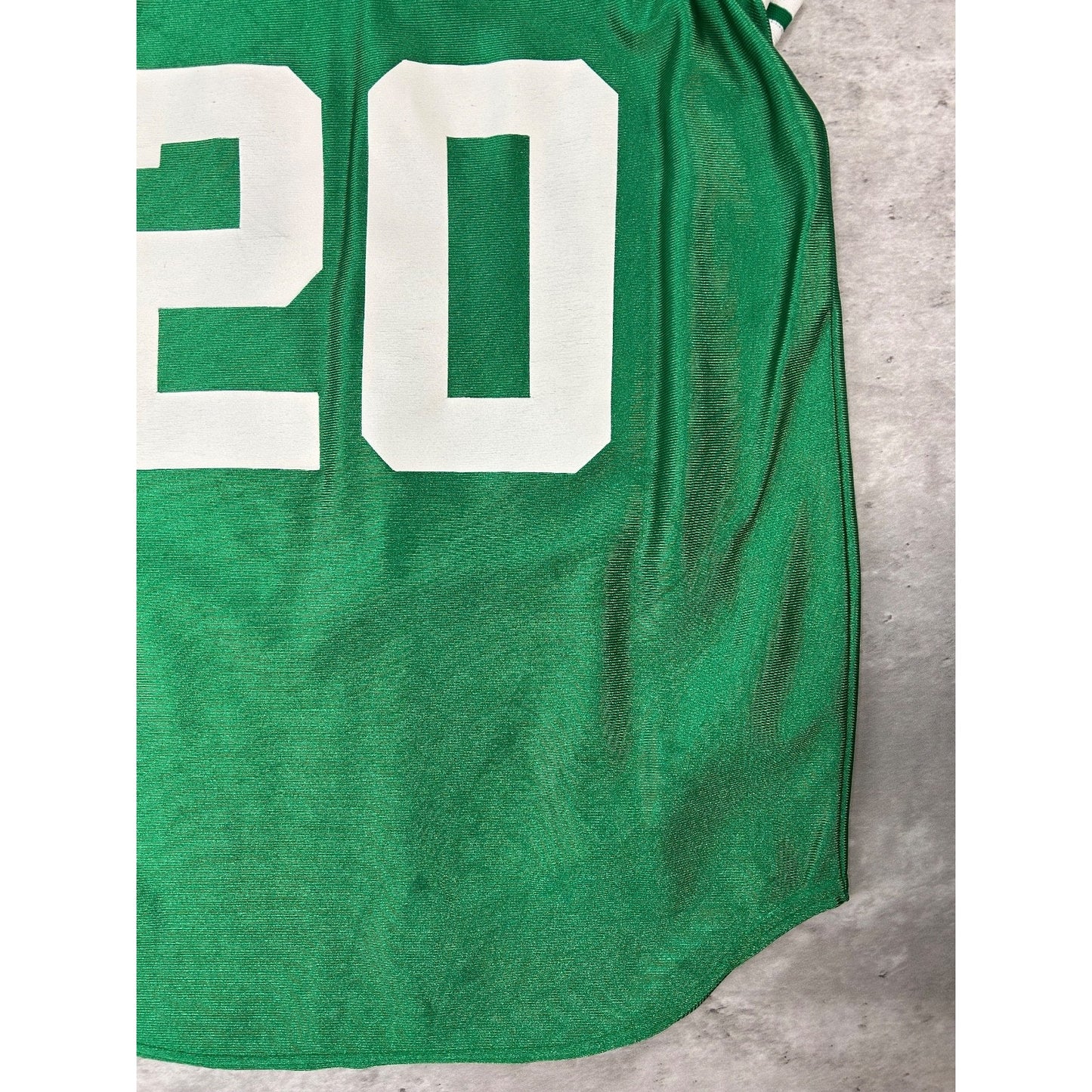 Vintage 80s/90s St Thomas #20 Graphic Spellout Basketball Jersey Size Medium