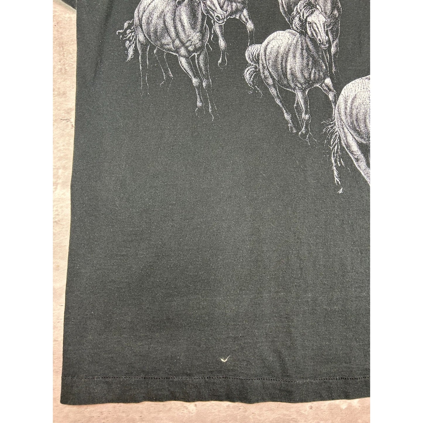 Vintage 1991 Frankenmuth Michigan Horse Equestrian Graphic T-Shirt Size XL