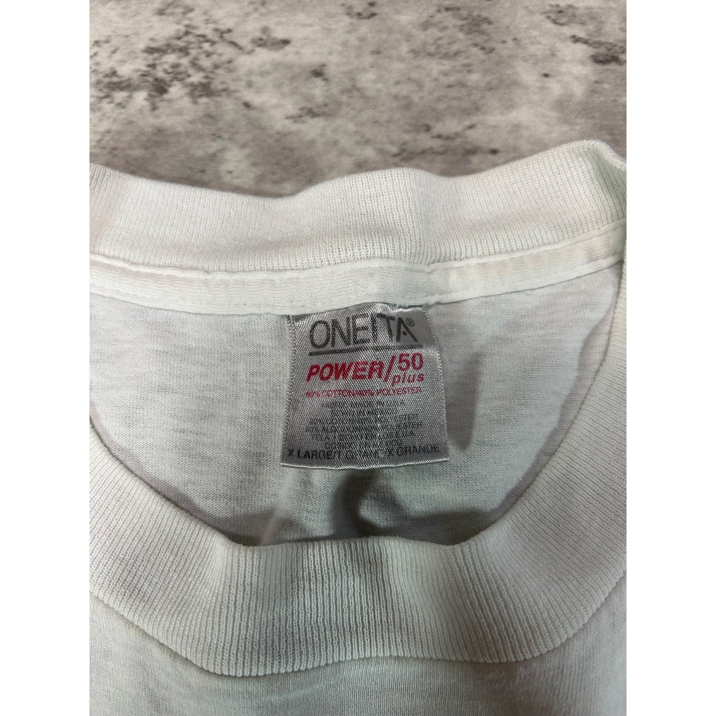 Vintage 90s Athletic Club Suburban Bison Graphic Spellout T-Shirt Size XL