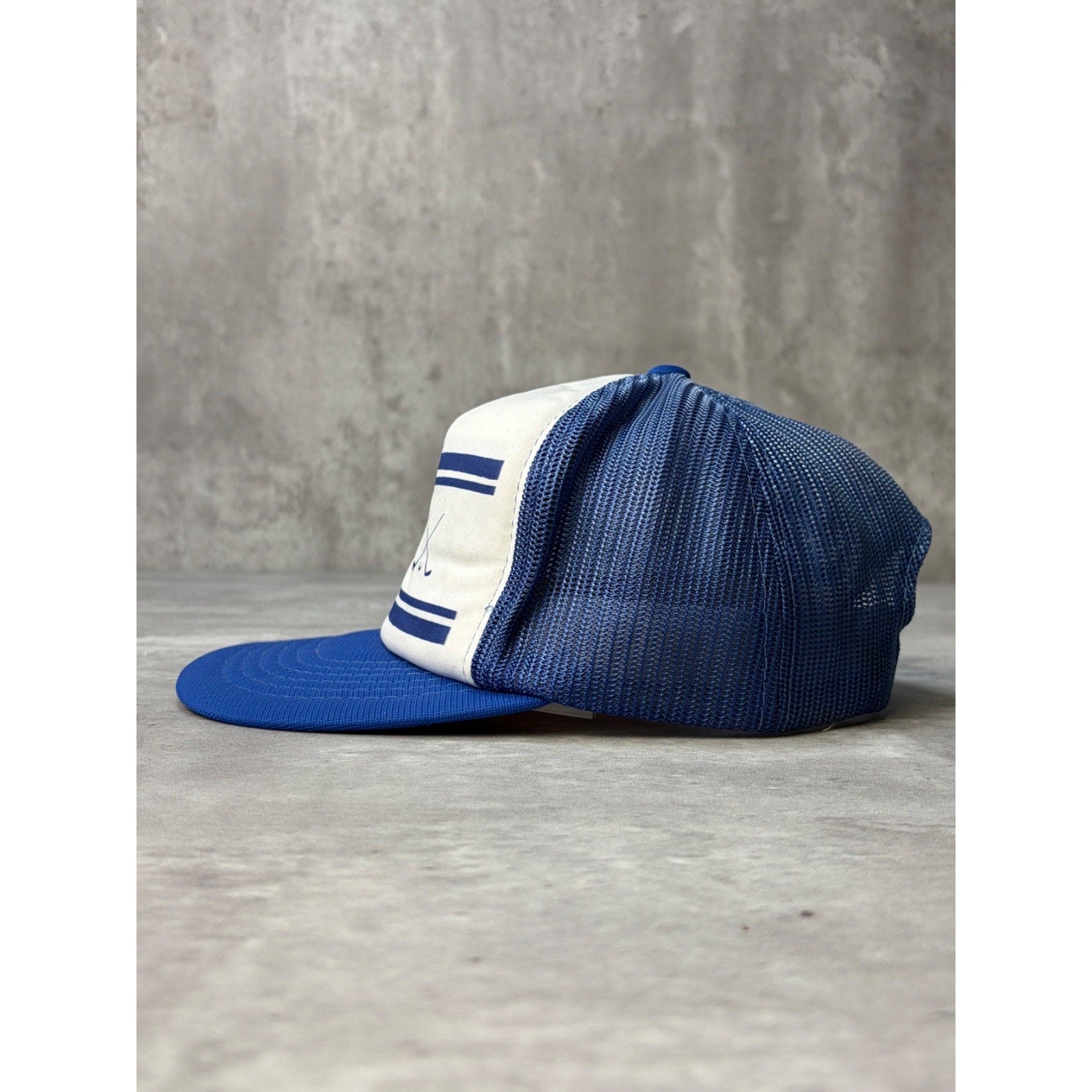 Vintage Burning Ridge Golf Club Two Tone Trucker Snapback Hat OSFA