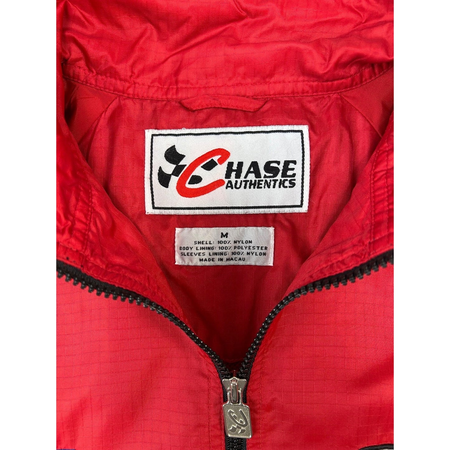 Vintage 90s Dale Earnhardt #3 Nascar Racing Nylon Full Zip Jacket Size Medium