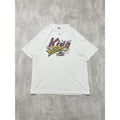Lebron James King Cleveland Cavaliers NBA Script Graphic T-Shirt Size Large