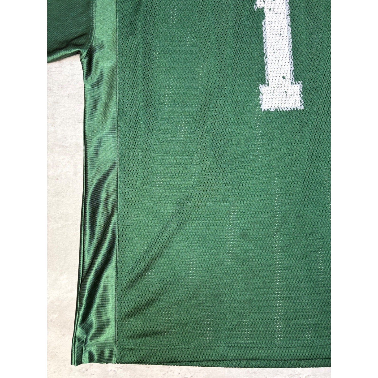Vintage Michigan State Spartans NCAA #1 Starter Green Football Jersey Size XL