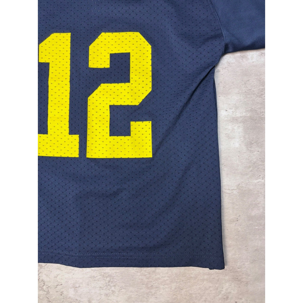 Vintage Michigan Wolverines #12 NCAA Adidas Football Jersey Size Medium YOUTH