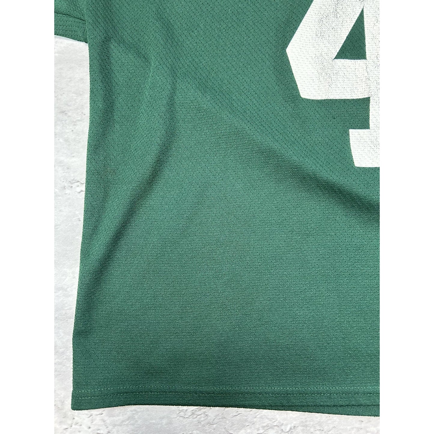 Vintage 90s Brett Favre #4 Green Bay Packers NFL Logo 7 Jersey Size Large Green
