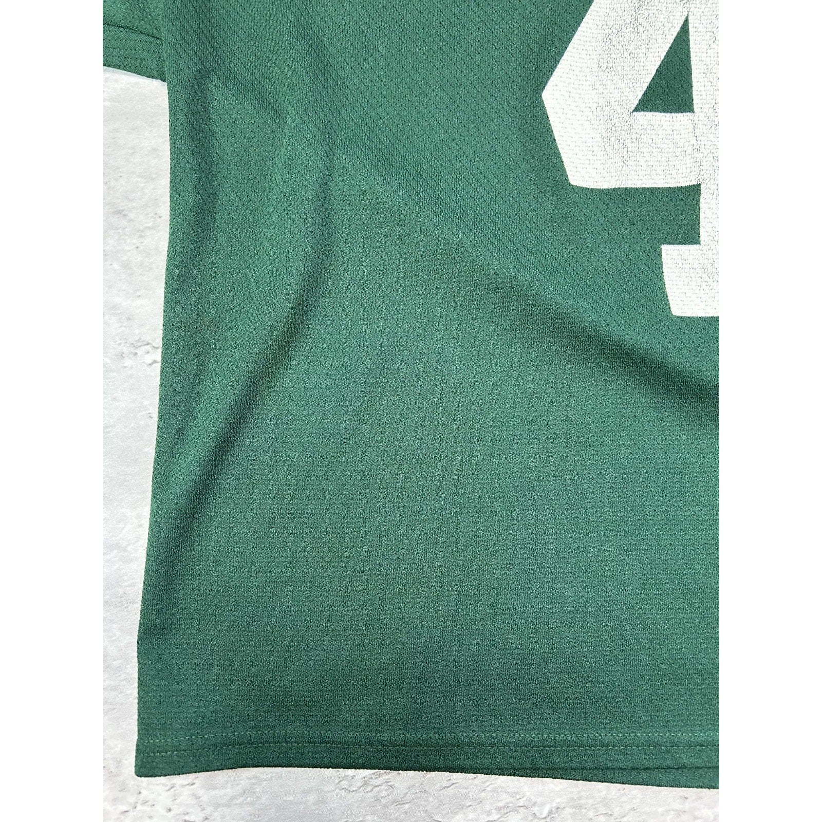 Vintage 90s Brett Favre #4 Green Bay Packers NFL Logo 7 Jersey Size Large Green