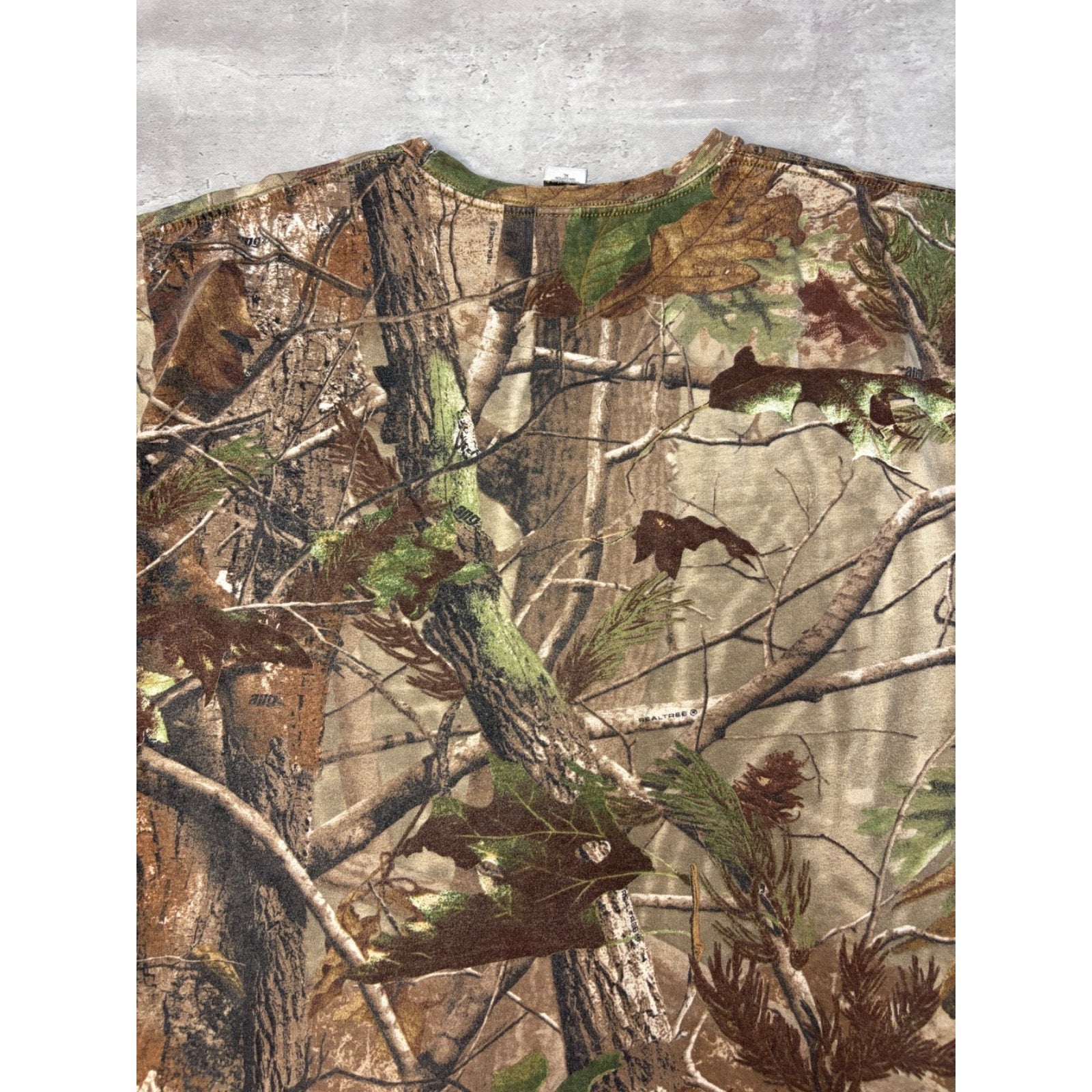 Vintage Code V Apg Tree Camo Hunting T-Shirt Size XL