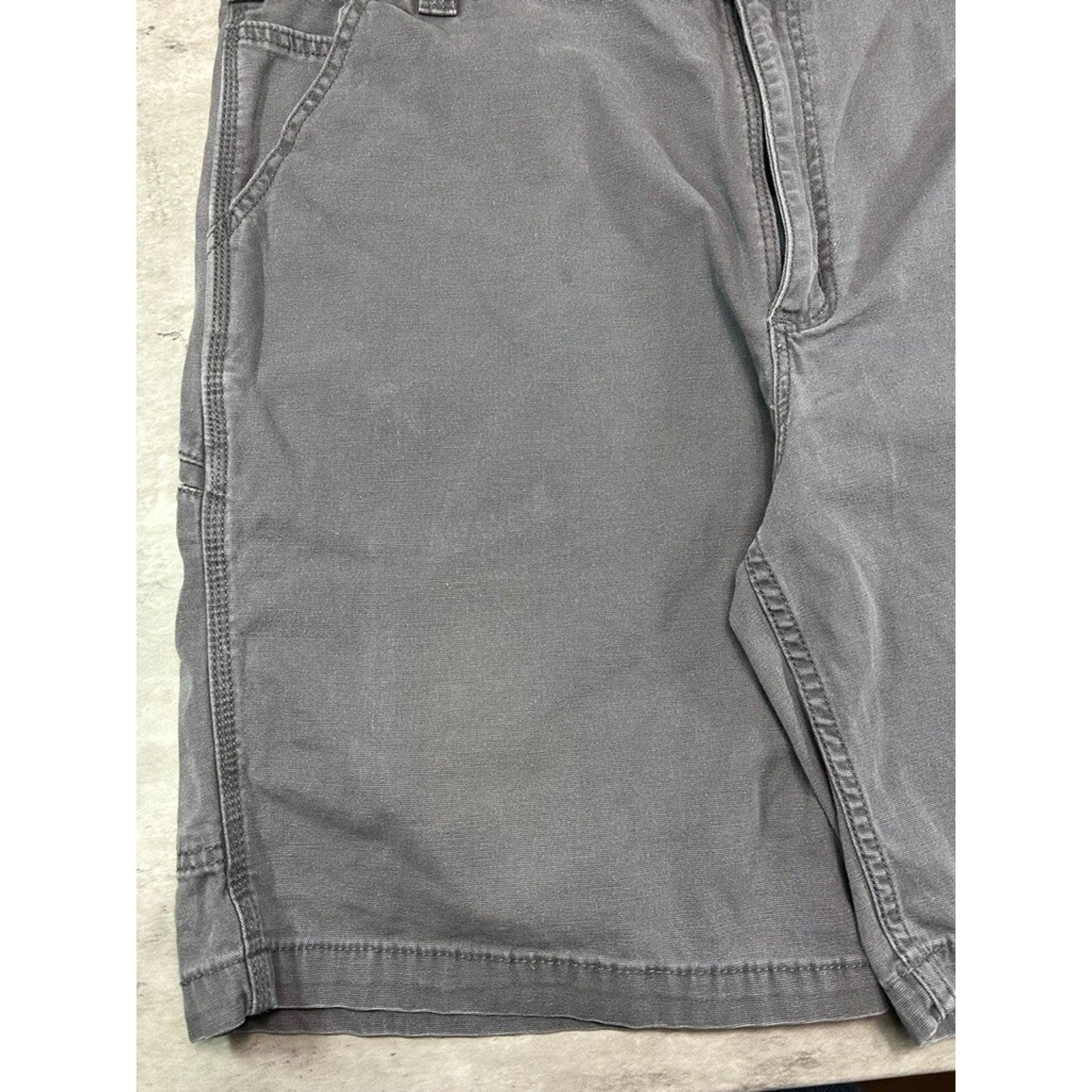 Carhartt Relaxed Fit Canvas Workwear Carpenter Shorts Size 42 Gray