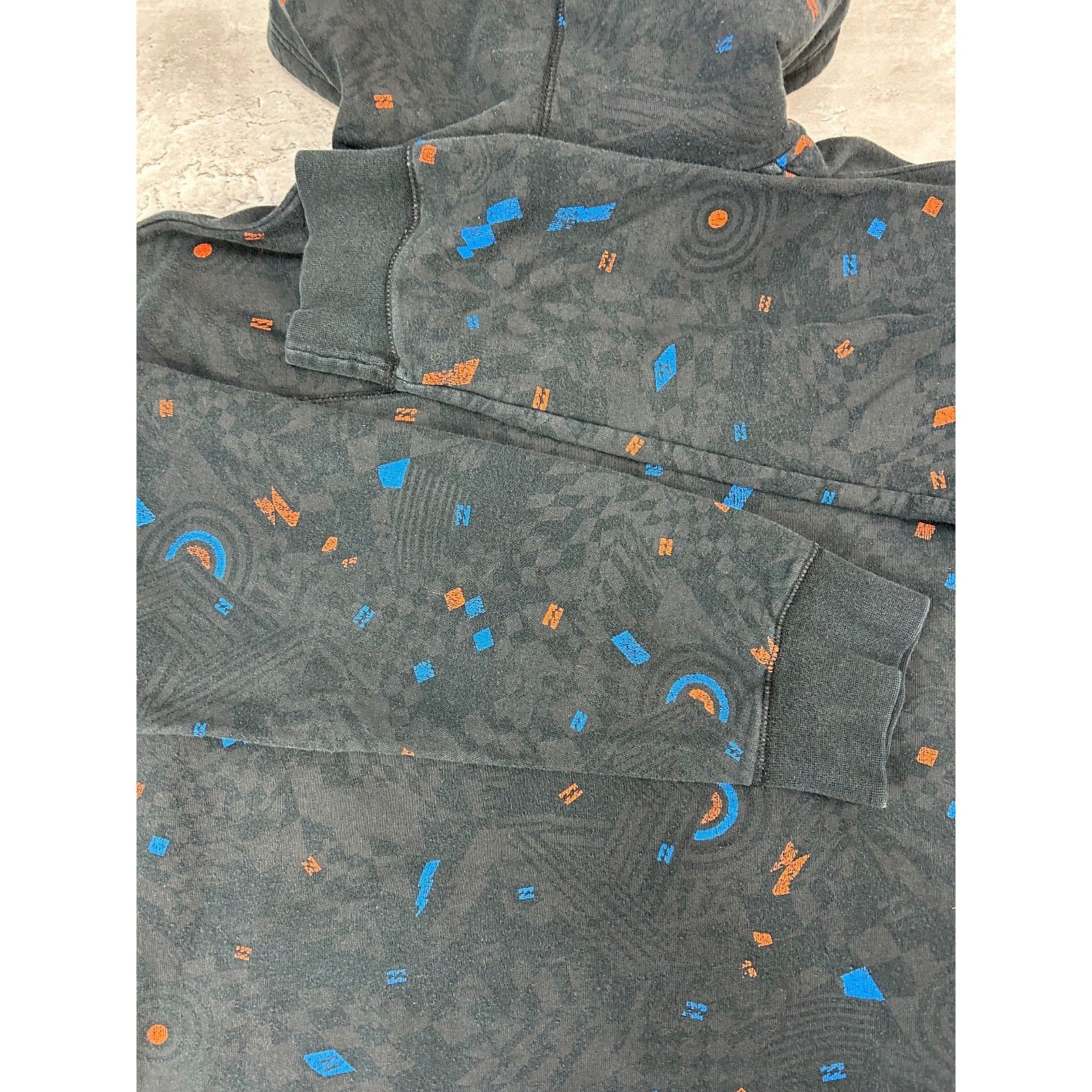 Vintage Y2K Billabong Embroidered Spellout Full Zip Hooded Sweatshirt Size XL