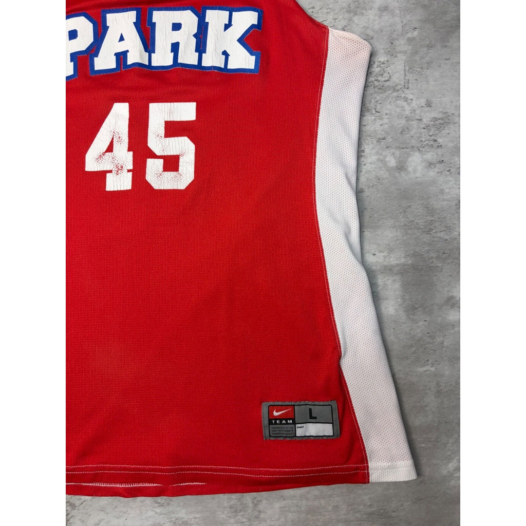Vintage Park #45 Nike Reversible Basketball Jersey Size Large YOUTH