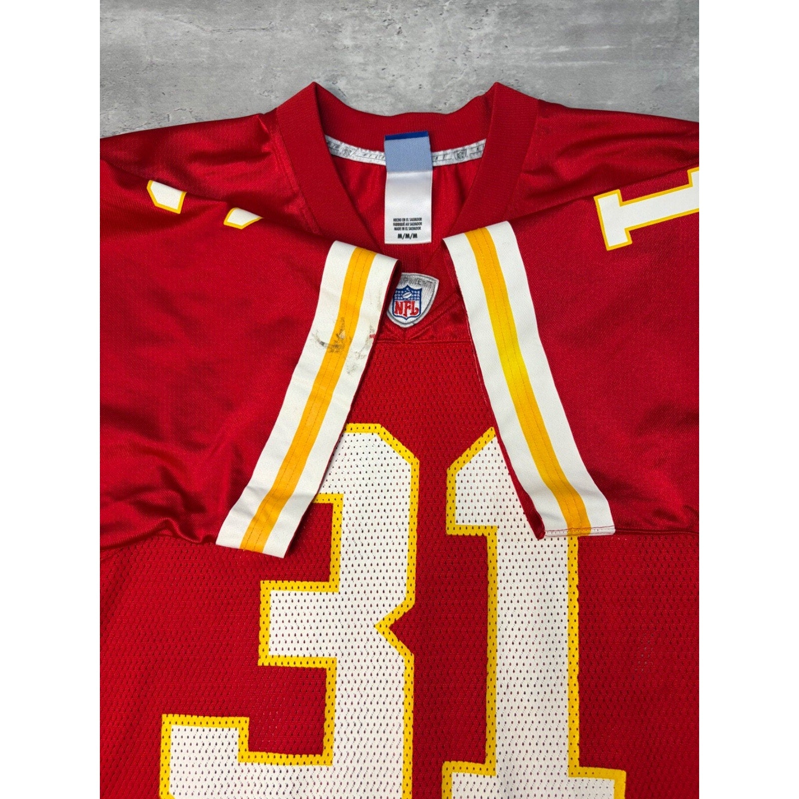 Vintage Priest Holmes #31 Kansas City Chiefs NFL Football Jersey Size Medium