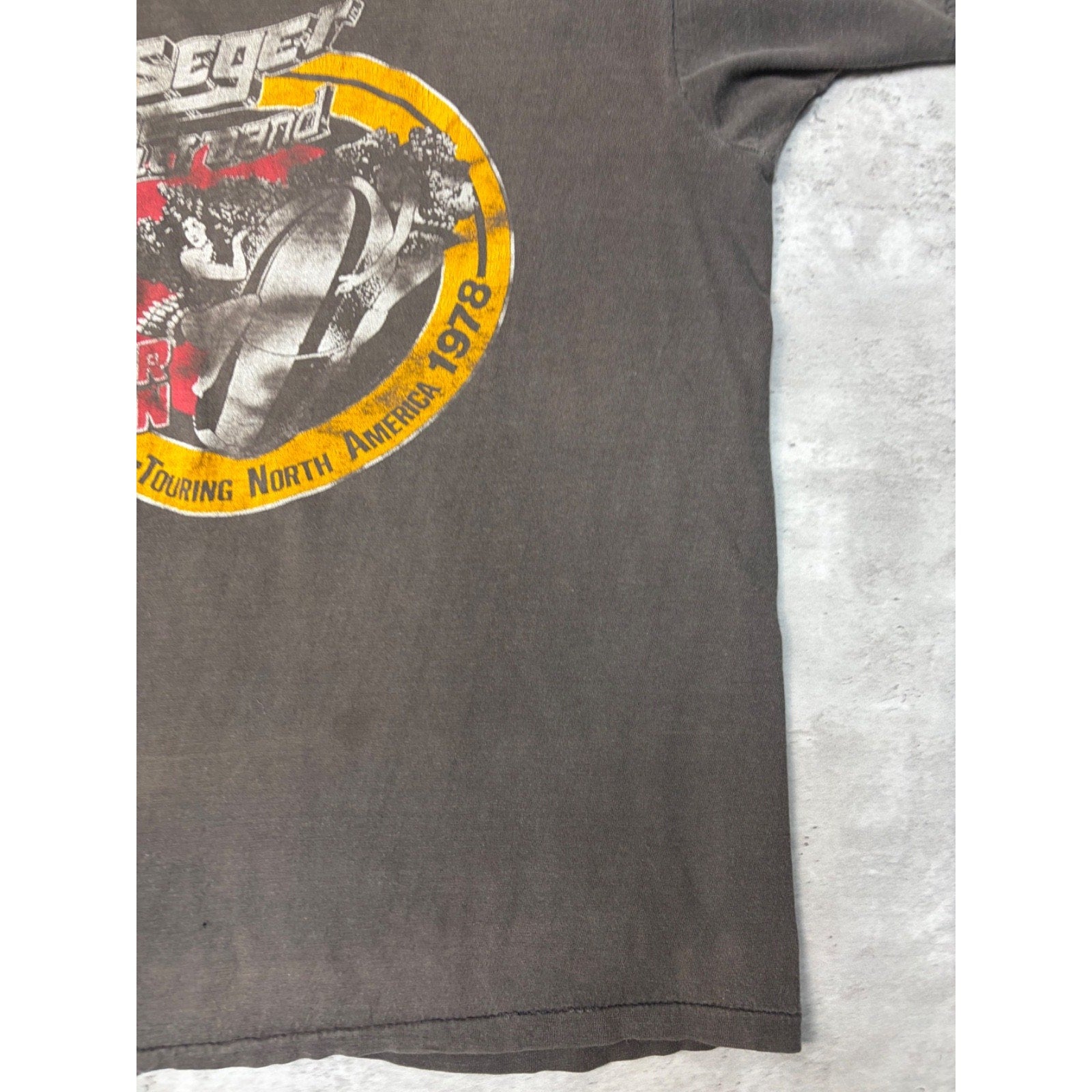 1978 Bob Seger And The Silver Bullet Band Tour Graphic T-Shirt Size Medium
