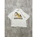 Vintage 90s Manchester College Peanuts Snoopy Collegiate Graphic T-Shirt Size XL