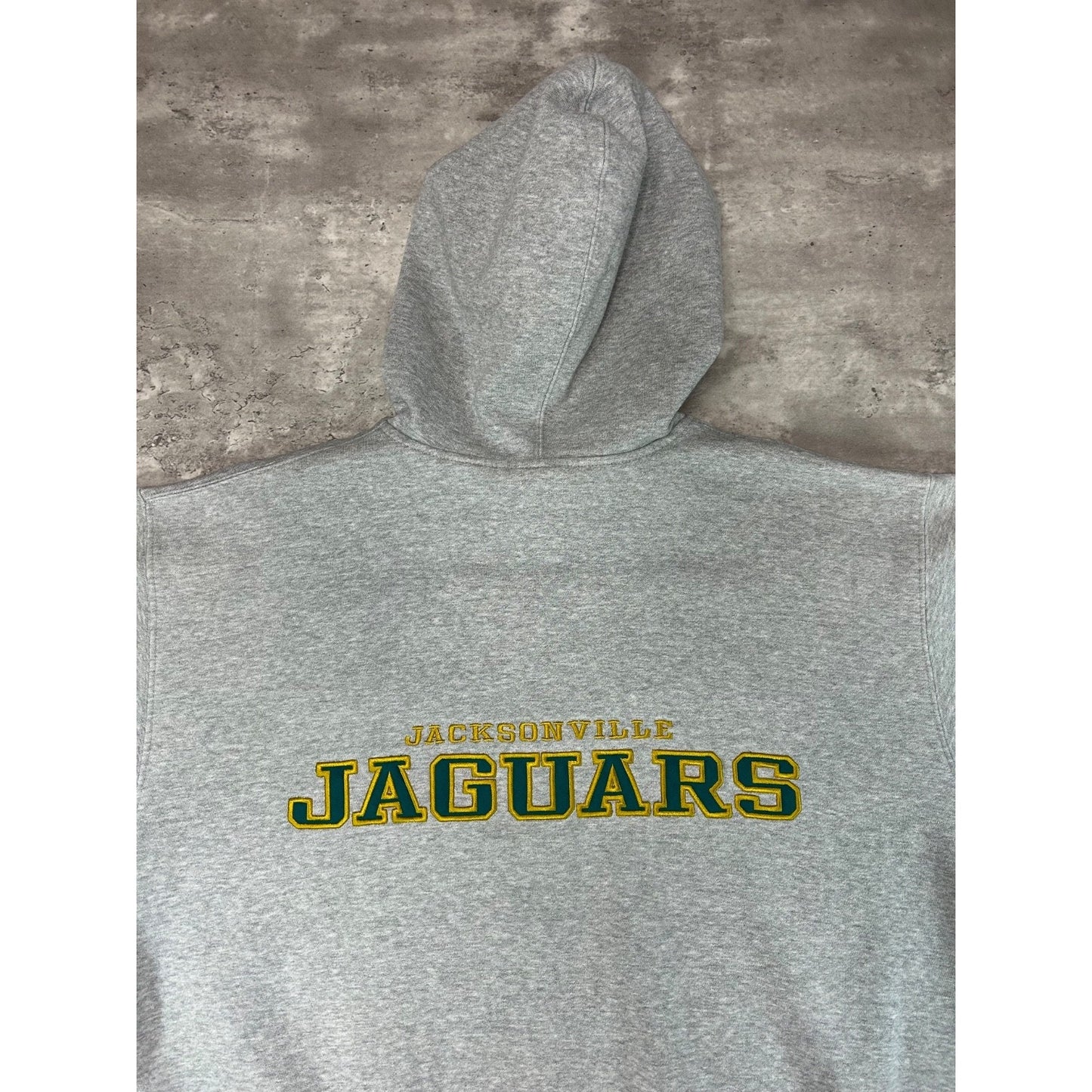 Vintage Jacksonville Jaguars NFL Full Zip Hooded Nike Sweatshirt Size Large