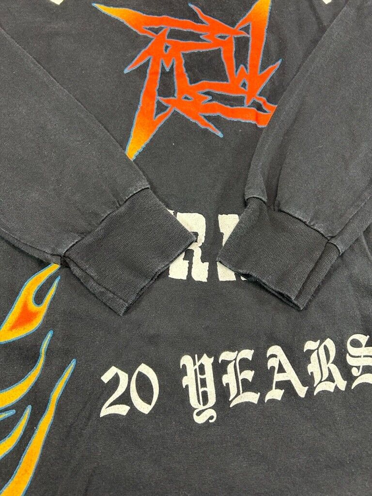 Vintage Metallica 1996 Metallica San Fransisco 20 Years Band T-Shirt Size XL