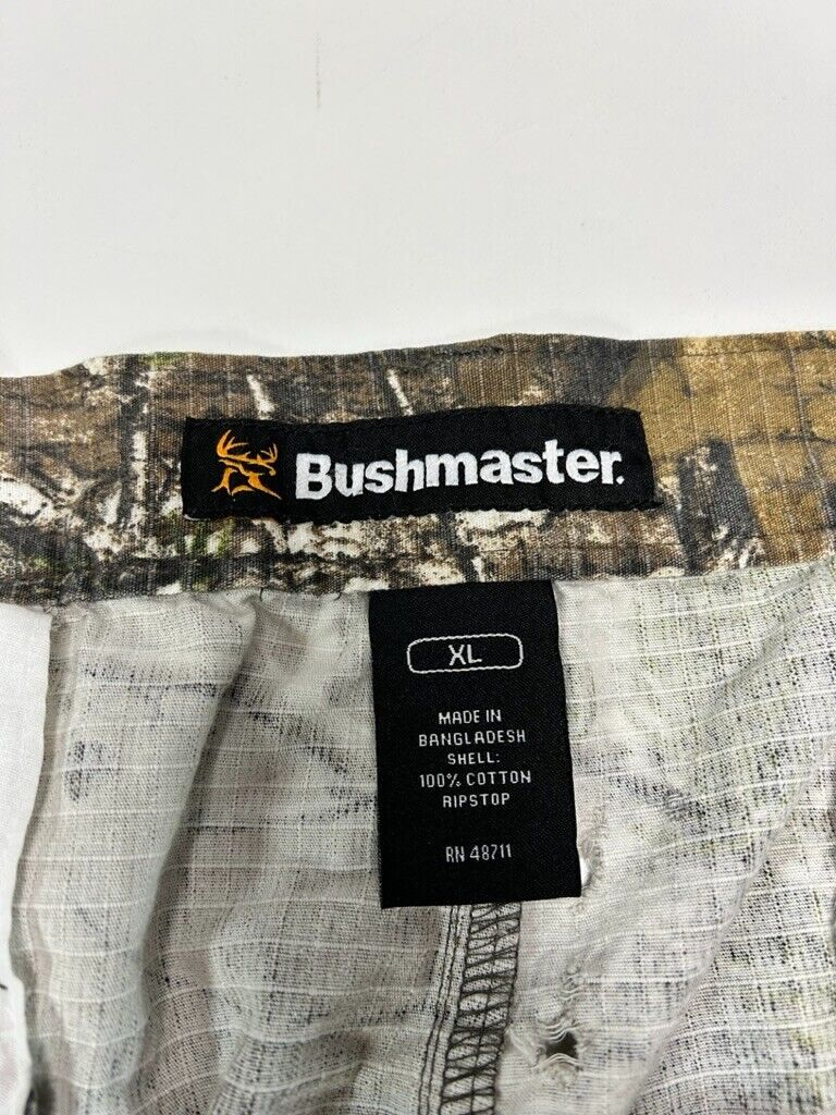 Bush Master Real Tree Xtra Camo Rip Stop Cargo Hunting Adjustable Pants Size 41W